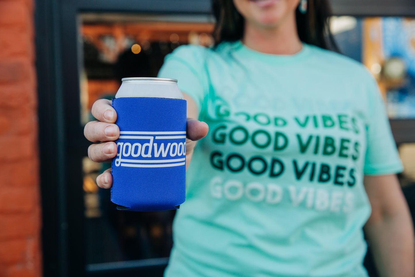 Goodwood Blue Koozie